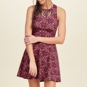 Hollister Small Skater Dress with Cutout back